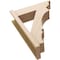 Ekena Millwork 8-in W x 26-in D x 34-in H Balboa Trad Rough Cedar Woodgrain TimberThane Outlooker, Primed Tan OUTUR080X26X34BOA04RCPR - alternate 3